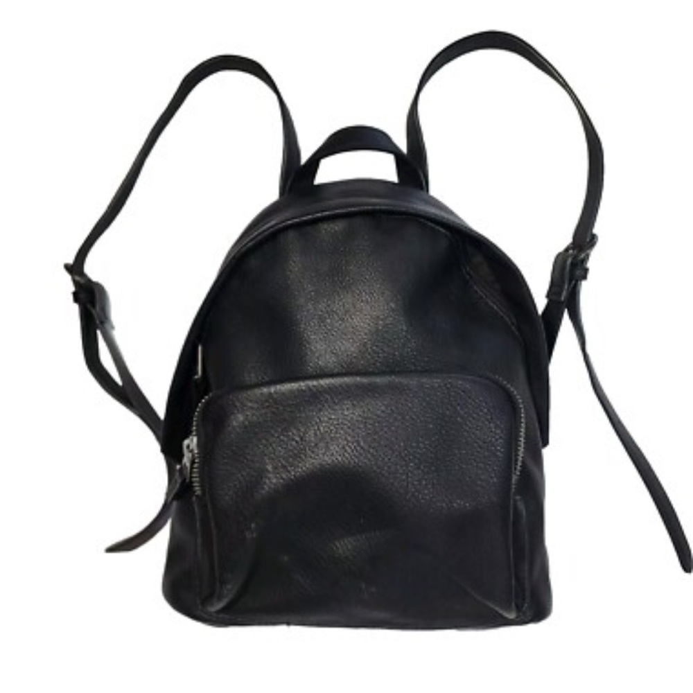 Universal Thread Black Leather Mini Backpack